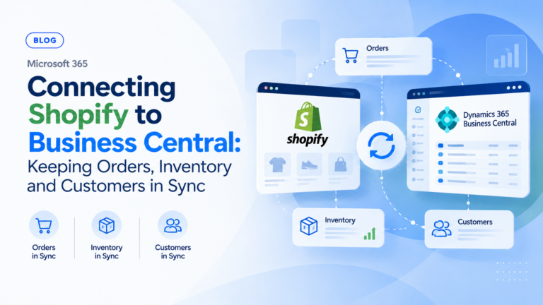 Connecting Shopify to Business Central: Keeping Orders, Inventory and Customers in Sync