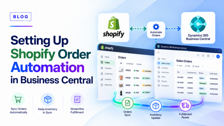 Setting Up Shopify Order Automation in Business Central