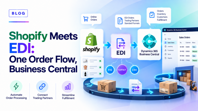 Shopify Meets EDI: One Order Flow, Business Central